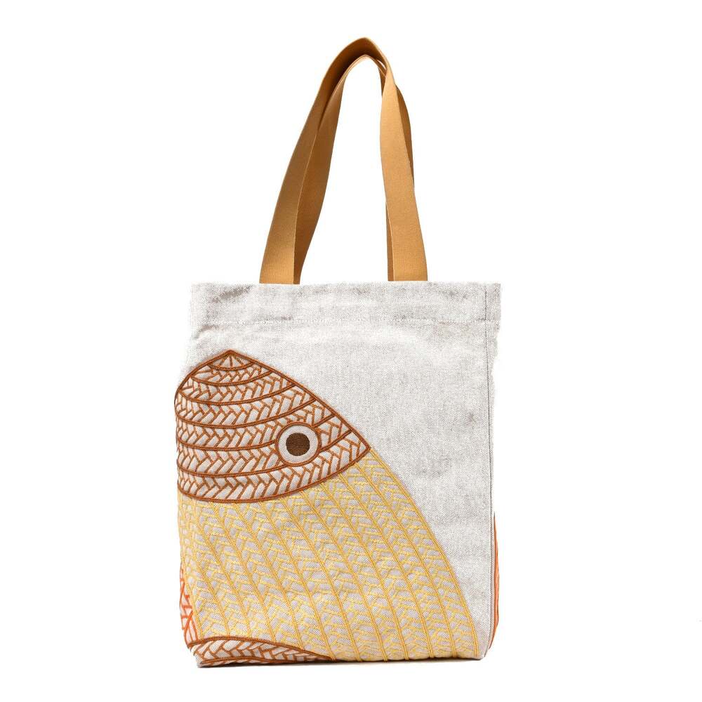 Hermes H Canvas Embroidered Poisson #268342H17B